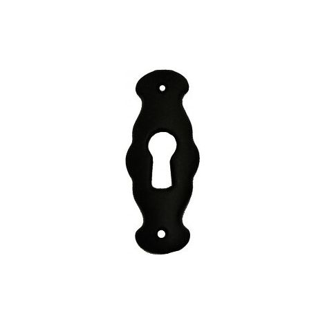Entrée 1217 en zamak - hauteur 48 mm - finition noir mat - CADAP