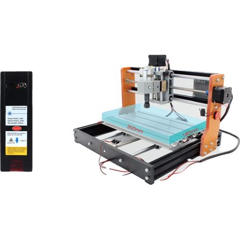 Routeur CNC, Contrôleur Hors Ligne, Module Laser de 20W, AJOUTER 20w Laser (1/2)