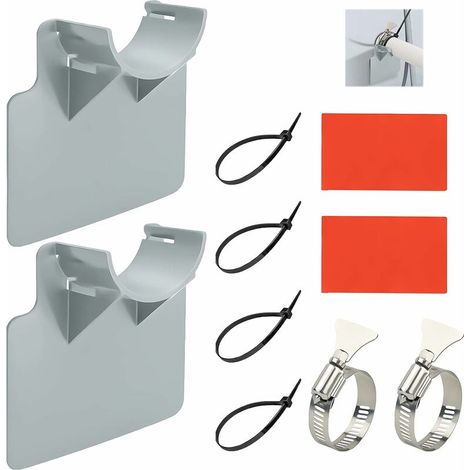 Support de Tuyau de Piscine, 2 PCS Support pour Tuyau D'eau de Piscine, Accessoire de Piscine, Support pour Tuyau Deau de Piscine 38mm, Outils de Jardin et Accessoires de Piscine (1/3)