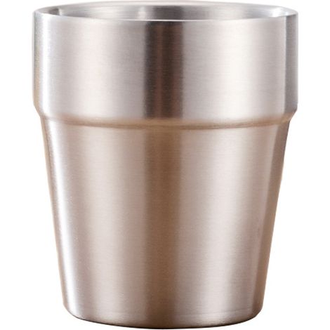 LAN BDD Lot de 2 tasses en acier inoxydable à double paroi pour barbecue, maison, bureau, fête, conduite. (1/5)