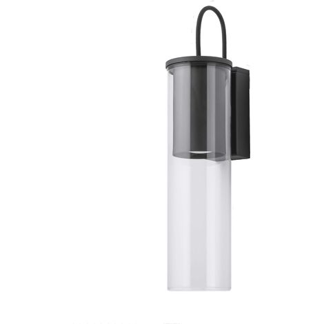 Applique murale Manacor 1xGU10 noir verre clair Light Prestige