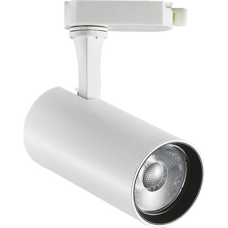 Ideal Lux Faretto Fox 1 luce LED integrato bianco 25W 3000K alluminio