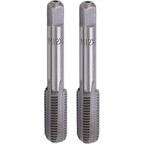 Stück Gewindebohrer mit gerader Nut, HSS-Handgewindebohrer (metrisch), Standard-Gewindeschneidwerkzeug M12x1,5 (1/5)