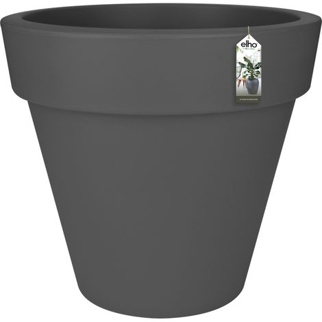 Elho Pure Round 120 Anthracite Vaso Rotondo (1/2)