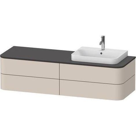 Duravit Happy D.2 Plus Konsolenwaschtischunterbau wandhängend, (1/2)