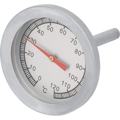 1 thermomètre de cuisson pour grillades et pizzas, jauge de température 120°C, pour la cuisson de la viande.-AquaForge (1/5)