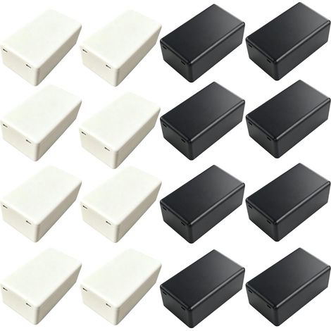 16 ABS Mini Boite de Dérivation avec 8 Blanc Creme (1/5)