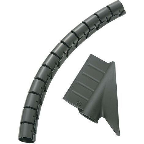 TRU COMPONENTS 1593181 TC-MX-KLT20BK203 Spiralschlauch 20 mm (max) Schwarz 5 m (1/3)