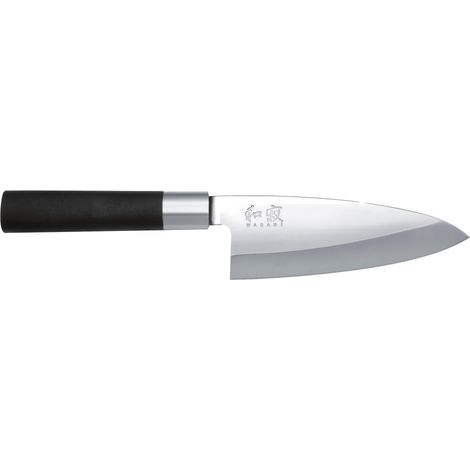 Couteau Deba 15 Cm - Wasabi Black - Kai (1/3)