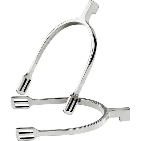 Speroni inglesi da uomo in acciaio inox con gambo a martello 25 mm