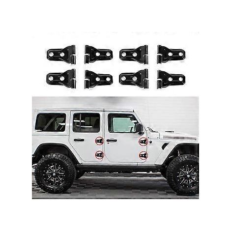 Türscharnierabdeckungs-Schutzleisten-Set für Wrangler JL & Unlimited (2018-2019) Autozubehör
