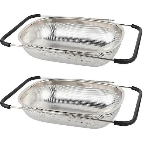 Panier de vidange d'évier, panier de rangement pour filtre, outil de filtration d'évier, panier de vidange pour bac à légumes, étagère de cuisine (1/5)