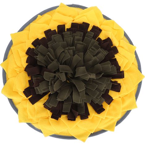 Tapis d'entraînement en tissu peluche pour chiens et chats, idéal pour la recherche de nourriture et l'odorat. (1/5)