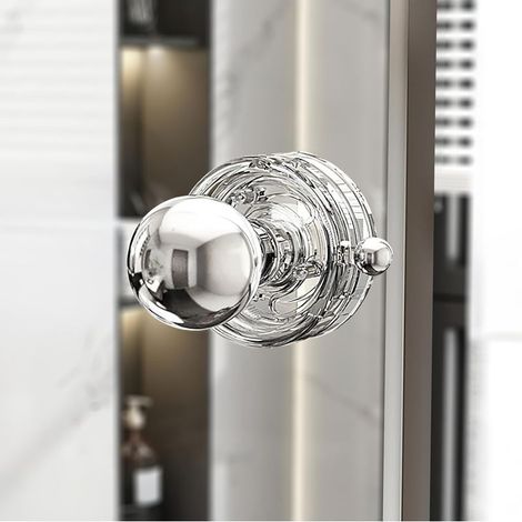 Poignée de porte à ventouse avec poignées adhésives pour armoires sans perçage, facile à installer, forte ventouse poignées de cuisine, poignée universelle pour toutes les surfaces Lisce (1/5)
