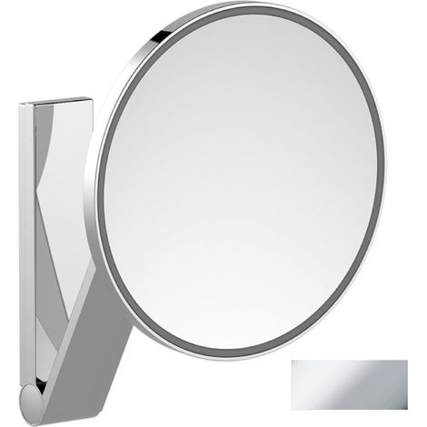 Miroir grossissant iLookmove d : 212 mm, finition aluminium KEUCO illuminée (1/3)