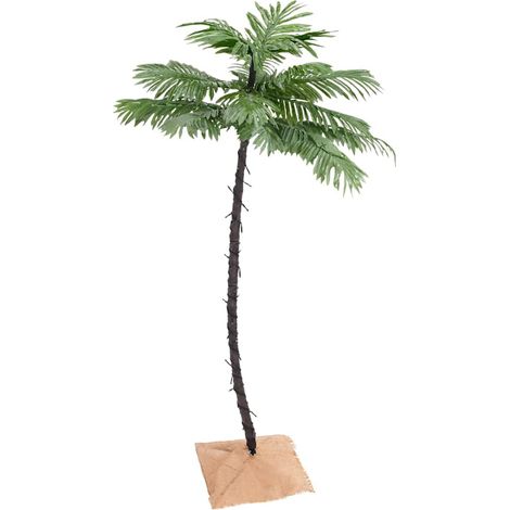 vidaXL Palmera artificial con 88 LED blanco cálido 150 cm (1/2)