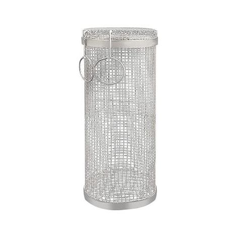 KLVGTIFS PU - Panier à griller à roulettes, panier cylindrique en acier inoxydable - 20 x 9 x 9 cm