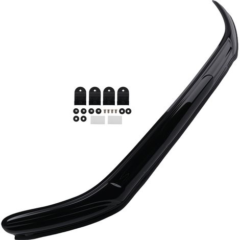 Black Hood Deflector for Ford Ranger 2016-2023 Front Bonnet Protector Acrylic (1/5)