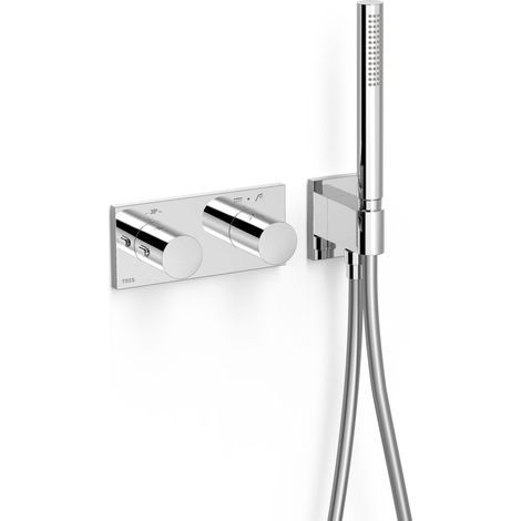 Robinet thermostatique encastré à 2 voies B-system. Chrome - TRES 30735201 (1/2)