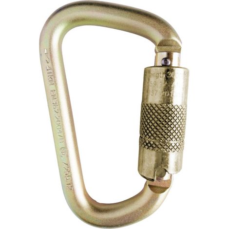 Mosquetón de acero con seguridad Tri Lock 20 mm SKYLOTEC