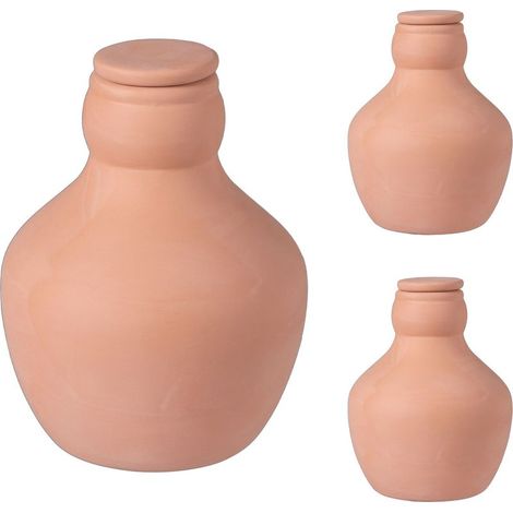 Lot de 3 Ollas, 500 ml, céramique, arrosage racinaire, potager, serre (1/5)