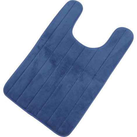 Tapis de Toilette U Mousse à Mémoire de Forme Antidérapant et Absorbant (1/5)