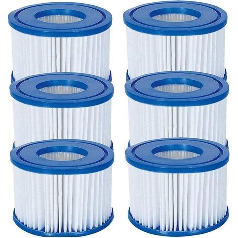 APEX Filtre de rechange Bestway pour spa de type VI, paquet de 6 (6 pièces) (1/4)