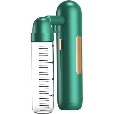 Pulverizador/nebulizador portátil inalámbrico, 2 velocidades ajustables, carga USB, pistola de desinfección nano - Tipo verde