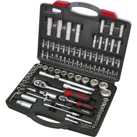 Sechskant-Steckschlüssel-Set 94-teilig 1/4 & 1/2 STD  DOGHER 500-030