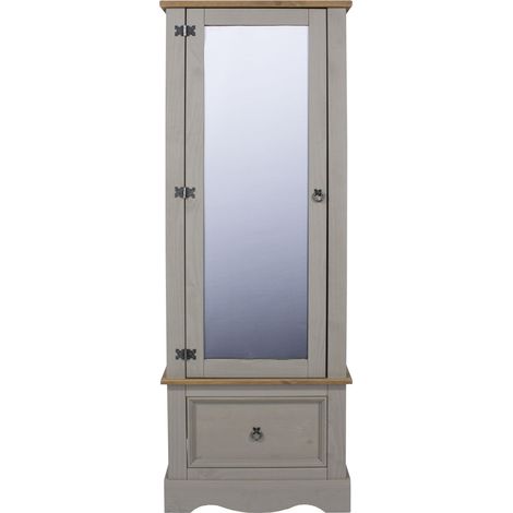 Armoire With Mirrored Door (1/4)
