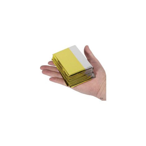 [JAMAIS UTILISÉ]Couvertures Sauvetage, Couvertures Thermiques Survie Extérieure, Couverture de Survie Thermique Urgence, 5PCS Couverture de Survie d'urgence pour Premiers Secours, Randonnée, Camping e (1/5)