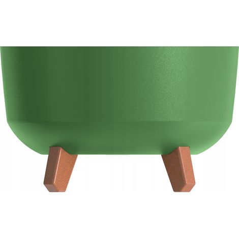 Pot de fleurs sur pieds GRACIA LOW DGRL300L  Vert terreux