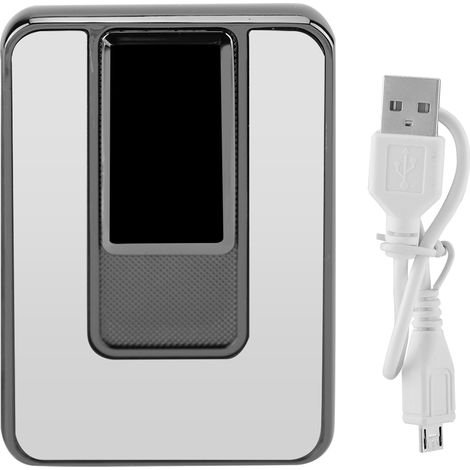Briquet/allume-cigare ultra-fin à chargement par arrachement USB (1/4)
