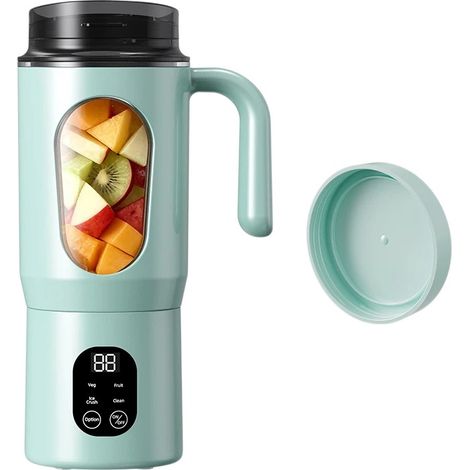 Tragbarer Mixer multifunktional kabellos grün praktisch (1/5)