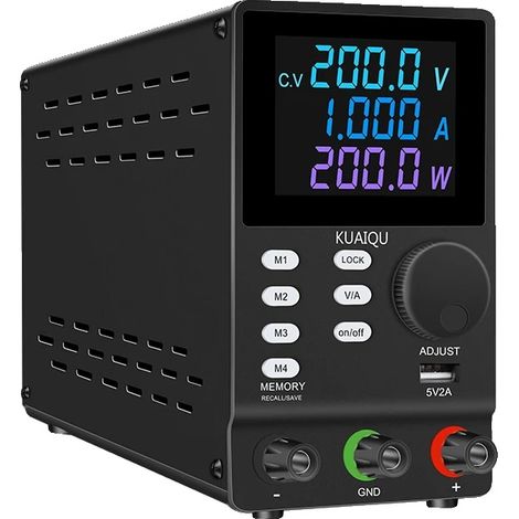 Alimentation de laboratoire, sortie variable 30 V 10 A, conception régulée réglable, programme 200 V1 A, 220 V. (1/2)