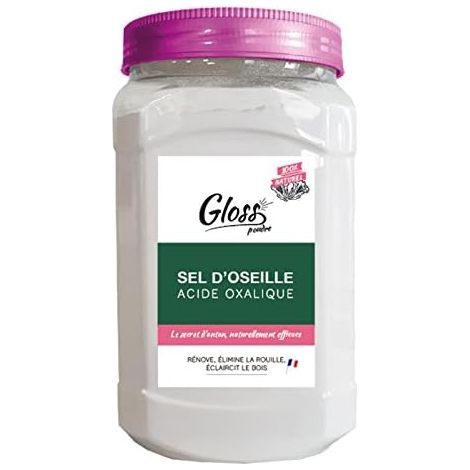Sel d'oseille en poudre 700g – Éclaircit et désoxyde bois et métaux – Fabrication française – 100% naturel (1/3)