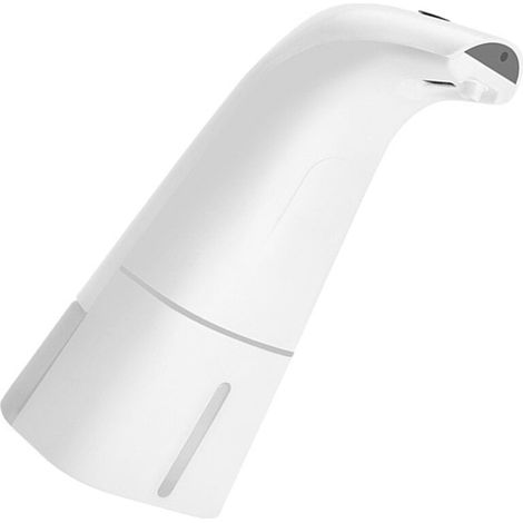 Distributeur de savon automatique ABS pour shampoing et savon électrique pour salle de bain, blanc, 1 pièce (1/5)