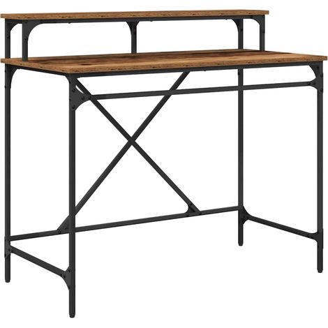 Bureau Bois Ancien 100 x 50 x 90 cm Bois d'ingénierie CFW459857 (1/5)