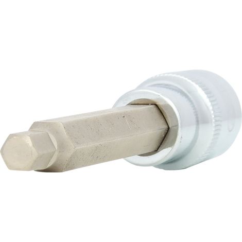 KS Tools 918.1657 1/2'' CHROMEplus Bit-Stecknuss Innensechskant, lang, 7mm (1/5)