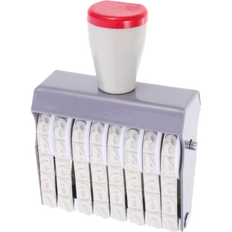 8 stelliger Datumstempel mit Text Gummi and (1/5)