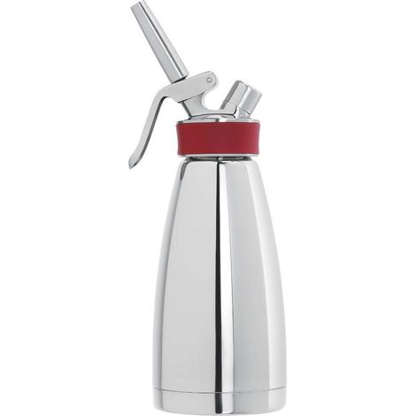 iSi Thermo Whip Plus Botella de 0,5 litros y cabezal de acero inoxidable