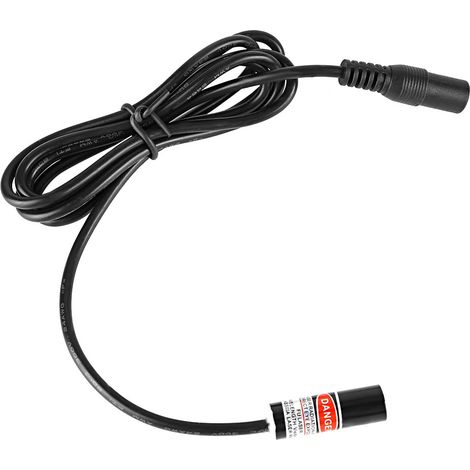 Ortviai Module Laser Rouge 650 nm, Tête à Ligne Croisée, Puissance 5 mW, Alimentation 2,8–5 V CC