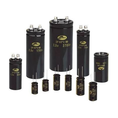 Samwha DB5U407M35060HA Condensatori Green Cap 400 F 2.7 V/DC 20 % (Ø x L) 35 mm x 60 mm 1 pz. (1/2)