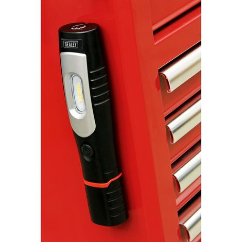 Sealey LED3602 Rechargeable 360� Inspection Light 4W & 3W SMD LED - Black