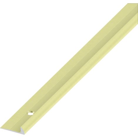 alfer Rund-Abschluss-Profil 1 m, 21.5 x 5 mm Aluminium eloxiert messing Profil (1/2)
