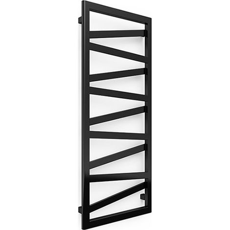 Scaldasalviette ad acqua calda nero 990mm di altezza e 500mm di larghezza - 372 Watt - WIN990/500ZXN