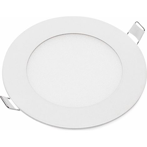 OPTONICA LED-Einbauleuchte 2601, 6 W, 440 lm, 6000K,rund, 95 RA, weiß