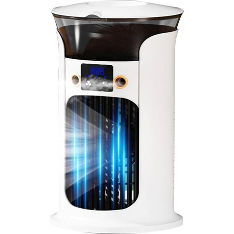 Générique Climatiseur Mobile, 880ml rafraichisseur d'air, Mini Climatiseur Mobile avec 3 Vitesses Ventilateur Colonne Silencieux Mini climatiseur climatiseurs Portables pour La Maison, Le Bureau (1/5)