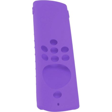 Housse de protection en silicone lavable pour télécommande Fire TV Stick Lite, anti-choc, couleur violet (1/5)