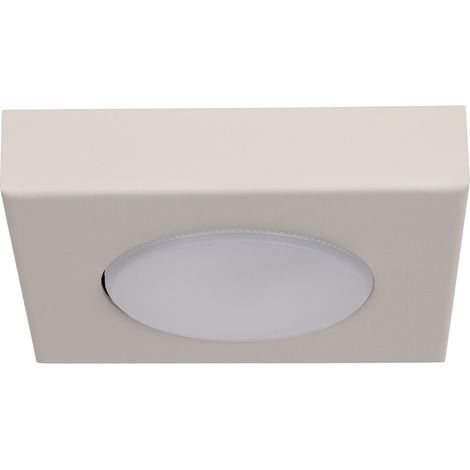 Spot plafond déco carré beige-gris GX53 12W HERO Sigma (1/2)